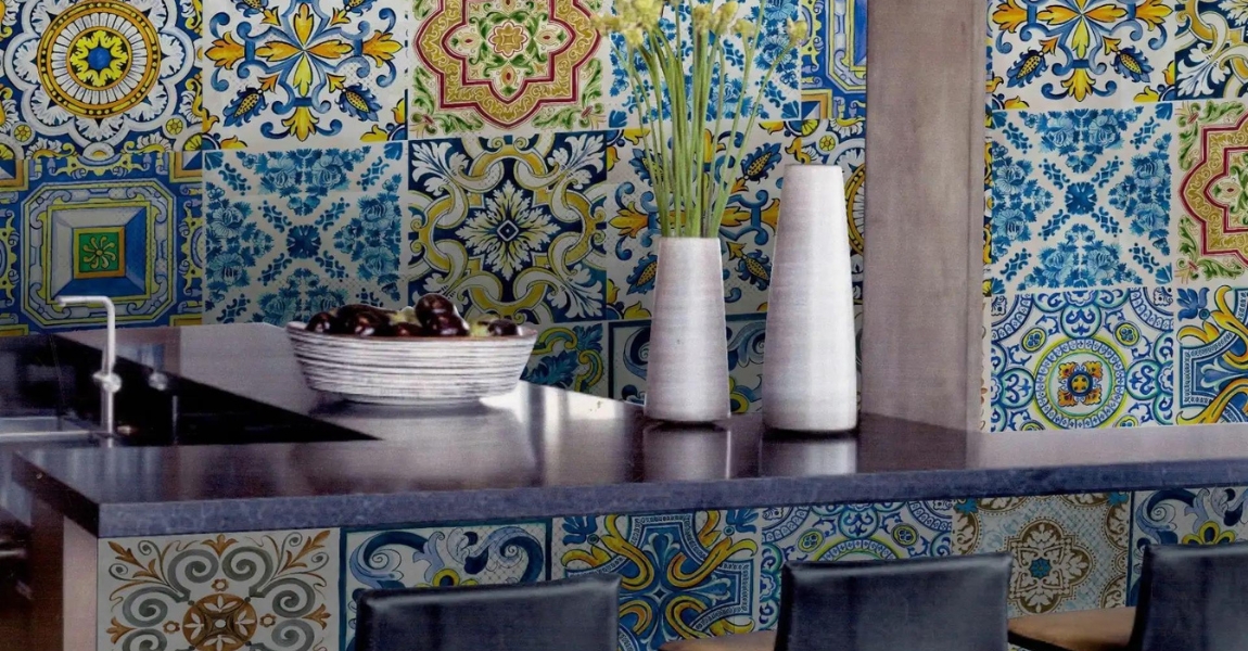 Azulejo imitación hidráulico